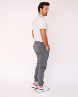 Jogger Hombre Cargo Gris