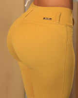 Jean Skinny Mostaza