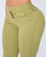 Jean Skinny pistacho