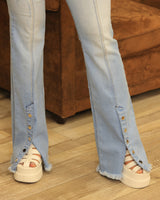 Jean Bootcut azul claro