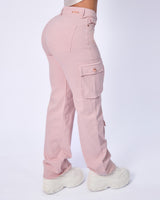Pantalon Dama Cargo Rosa