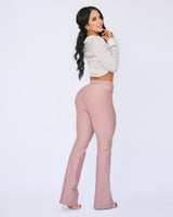 Pantalon Dama Recto Palo de rosa