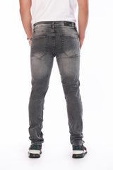 Esencial Jeans Hombre 21121310 - Gris con parches