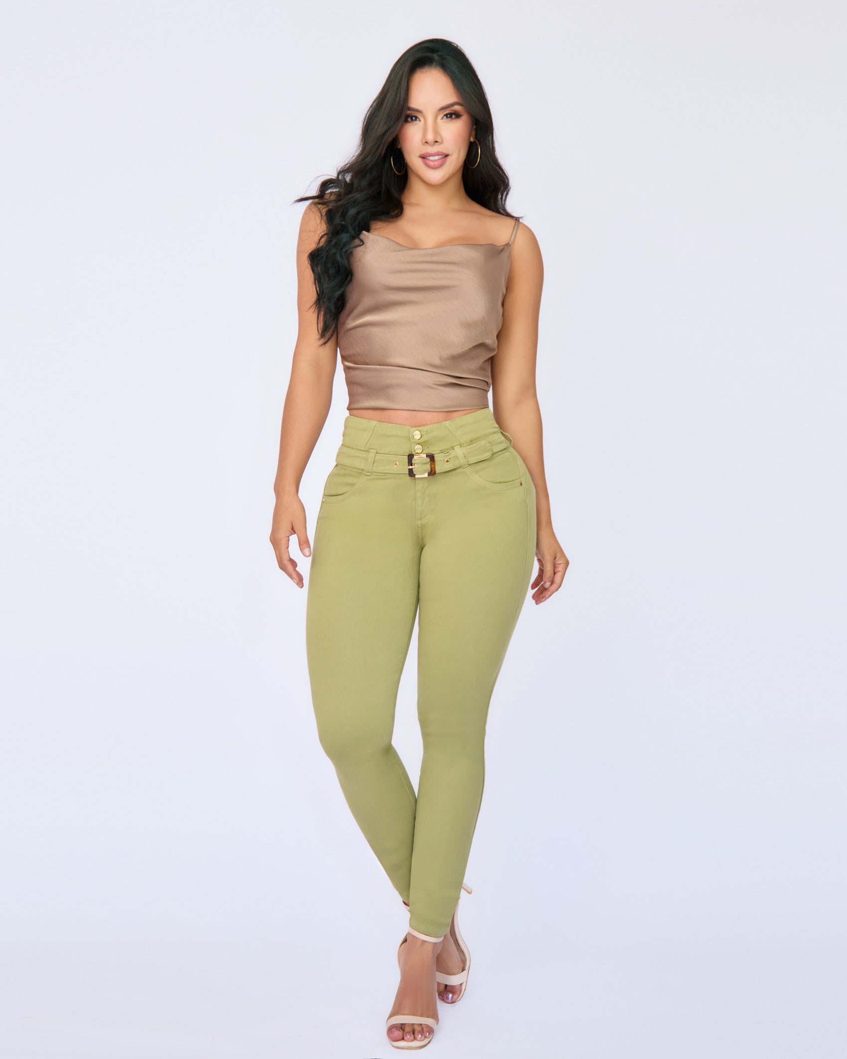 Jean Skinny pistacho