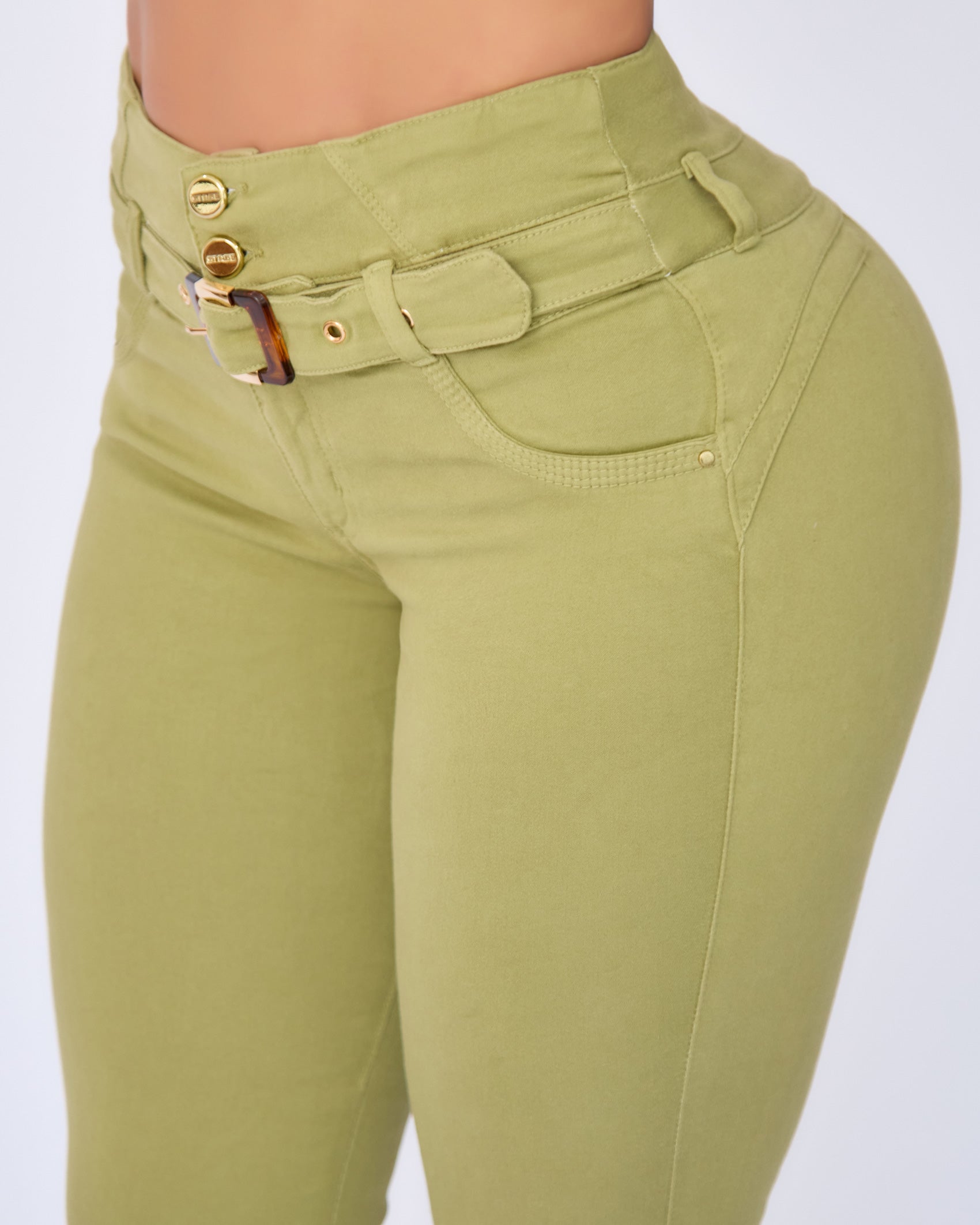 Jean Skinny pistacho