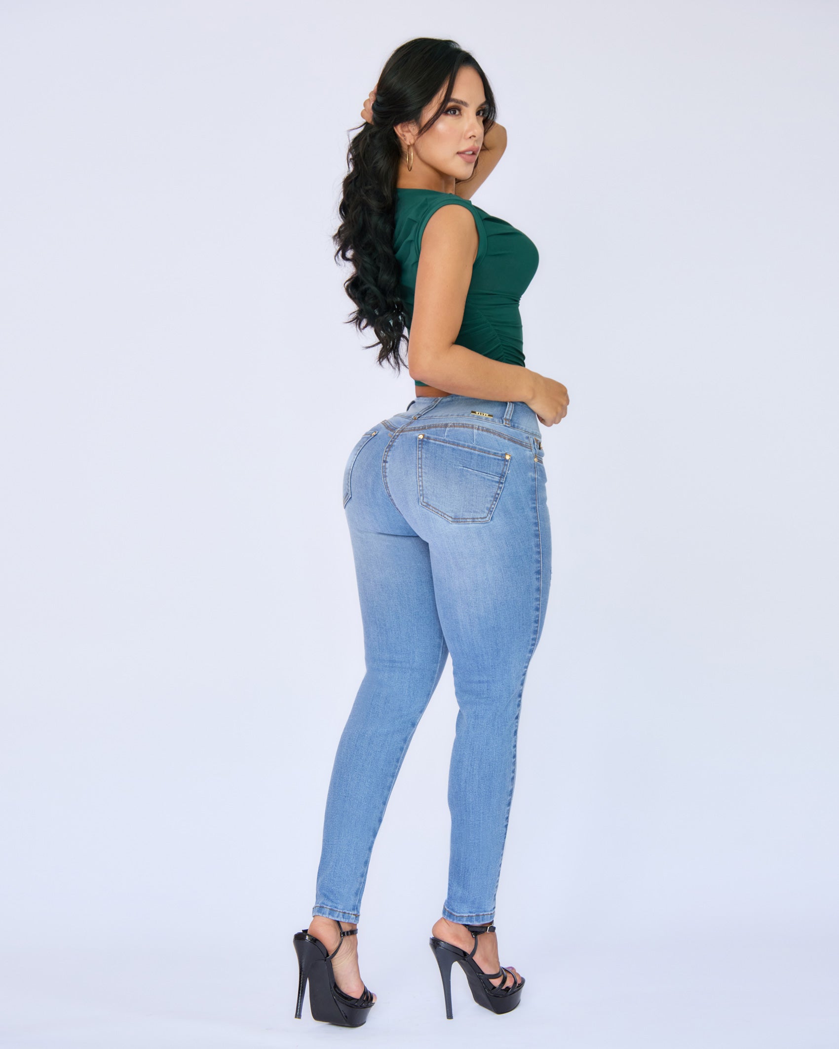 Jean Skinny azul claro