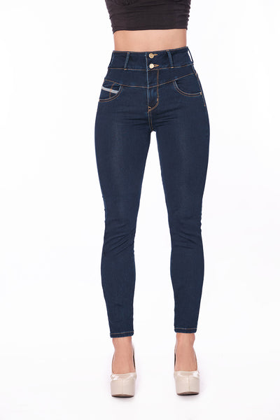 Jean skinny strech Levantacola Azul oscuro 22121305-49