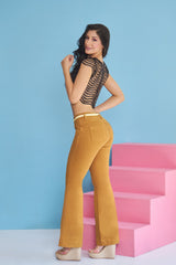 Jeans dama ref:22122219 color -terracota